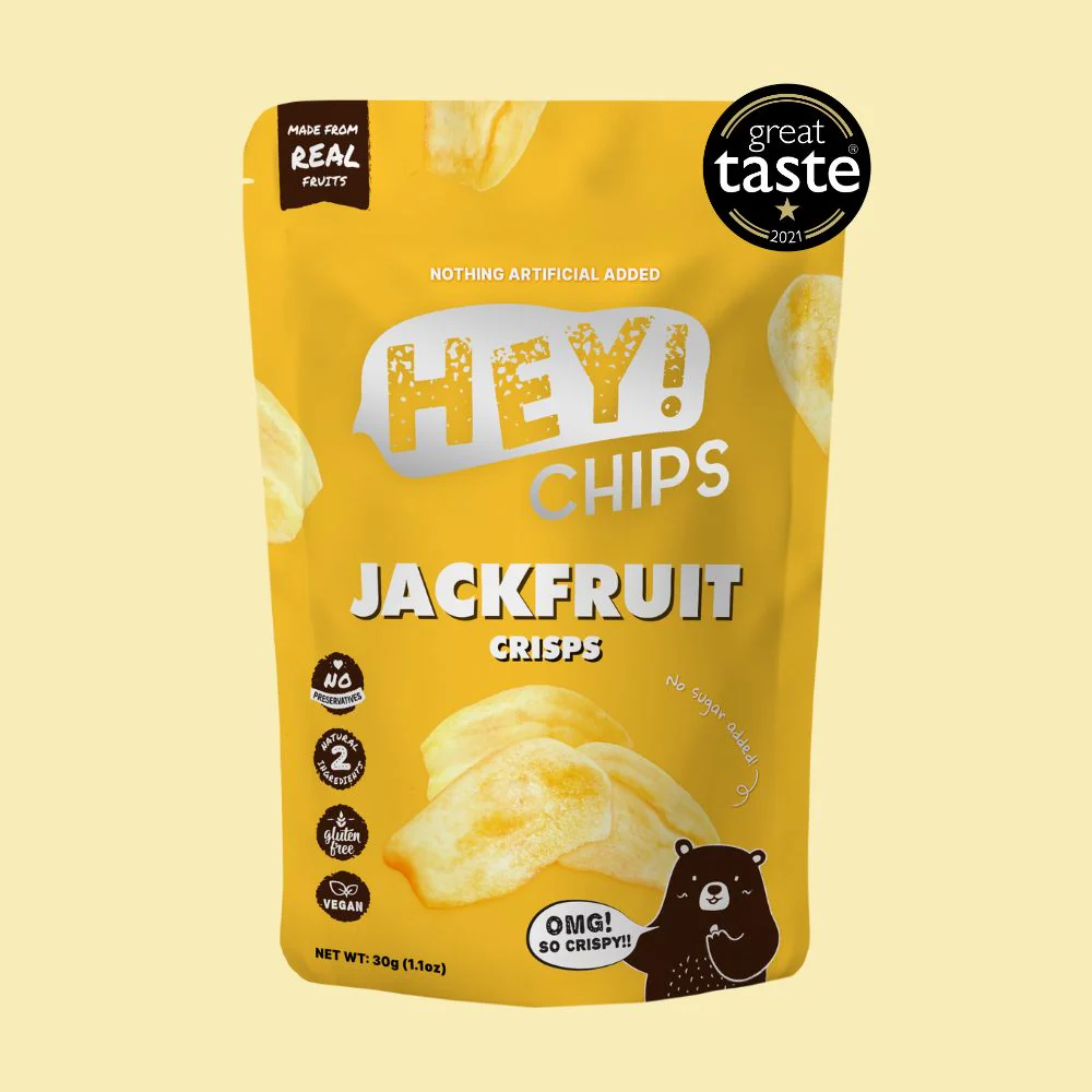 Hey! Chips Jackfruit Crisps Regular 30g
