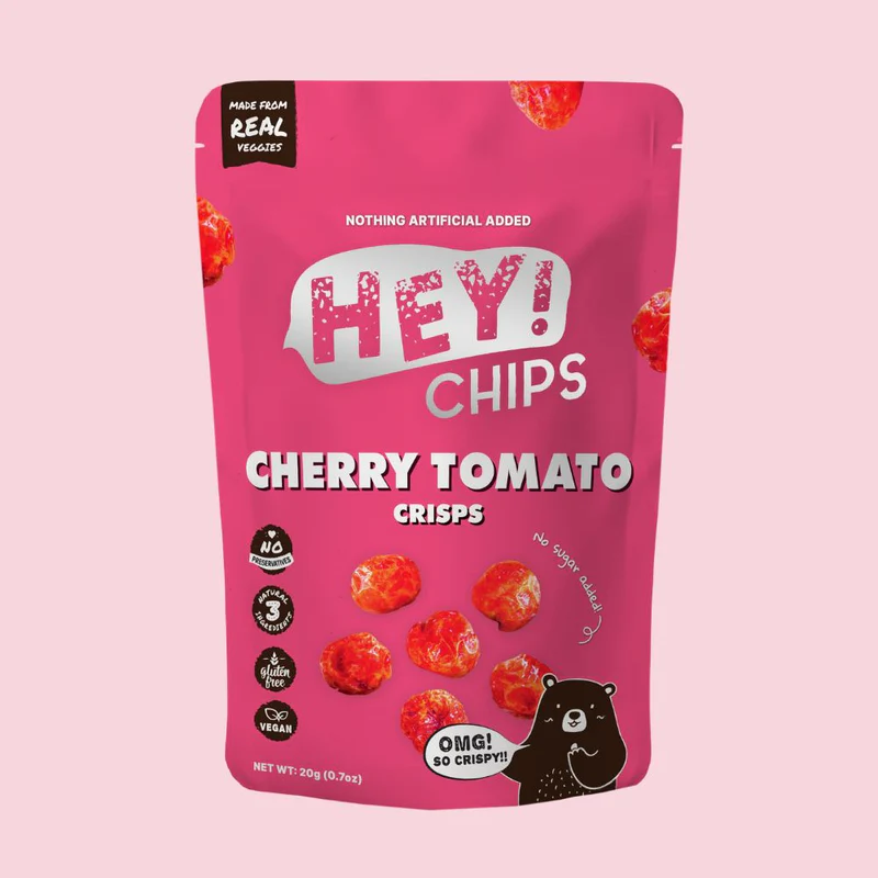Hey! Chips Cherry Tomato Crisps Regular 20g