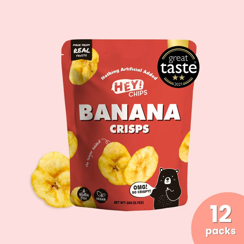 Hey! Chips Banana Crisps Mini 20g