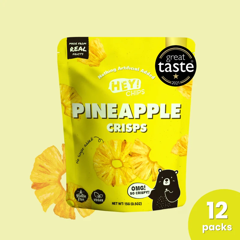 Hey! Chips Pineapple Crisps Mini 15g