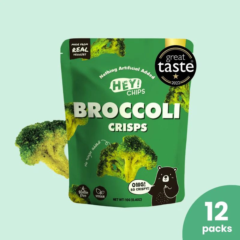 Hey! Chips Broccoli Crisps Mini 10g