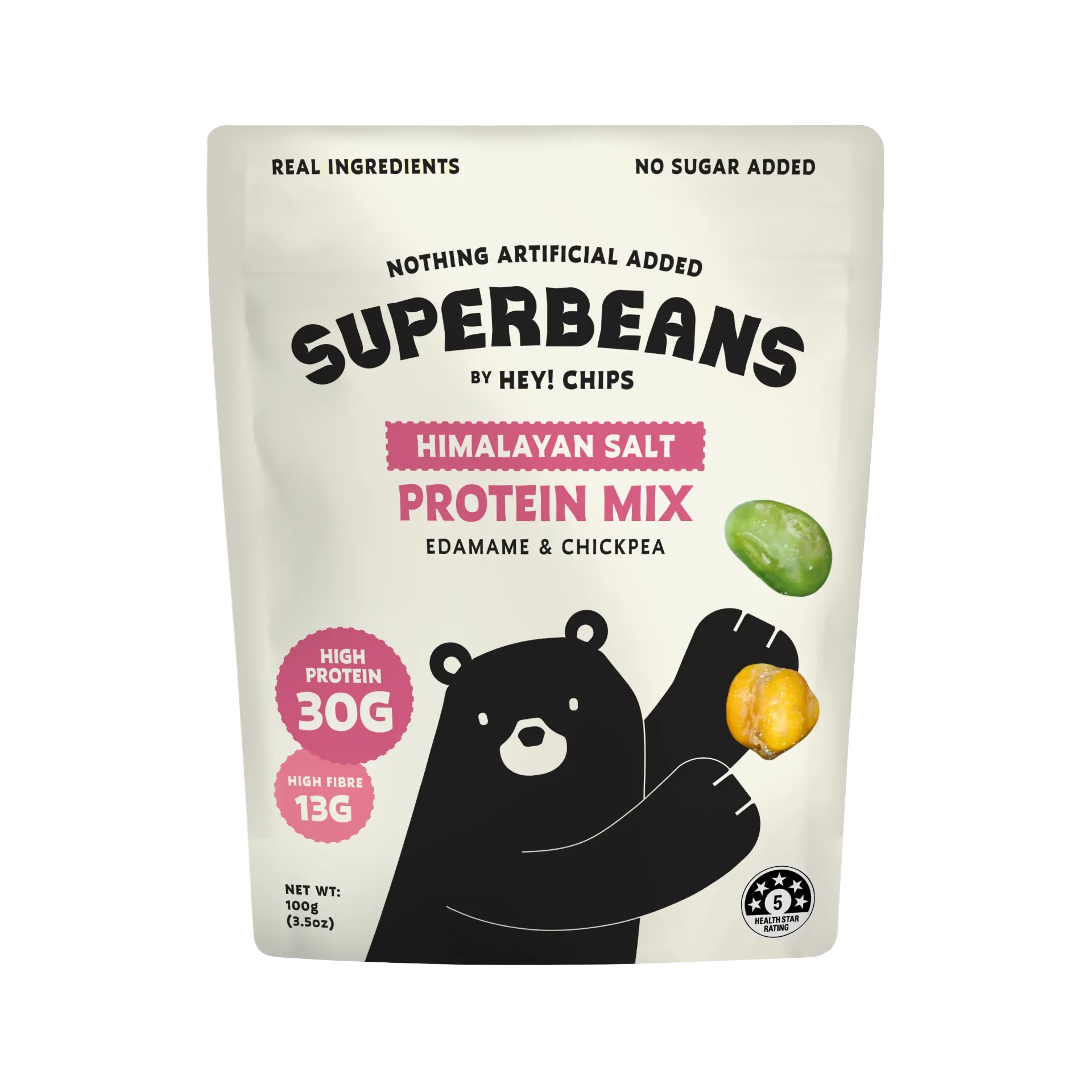 Superbeans Protein Mix Himalayan Salt Regular (100g)