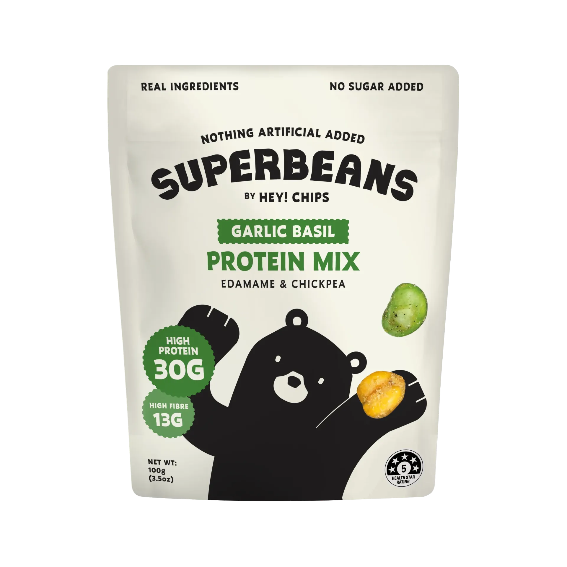 Superbeans Protein Mix Garlic Basil Regular (100g)