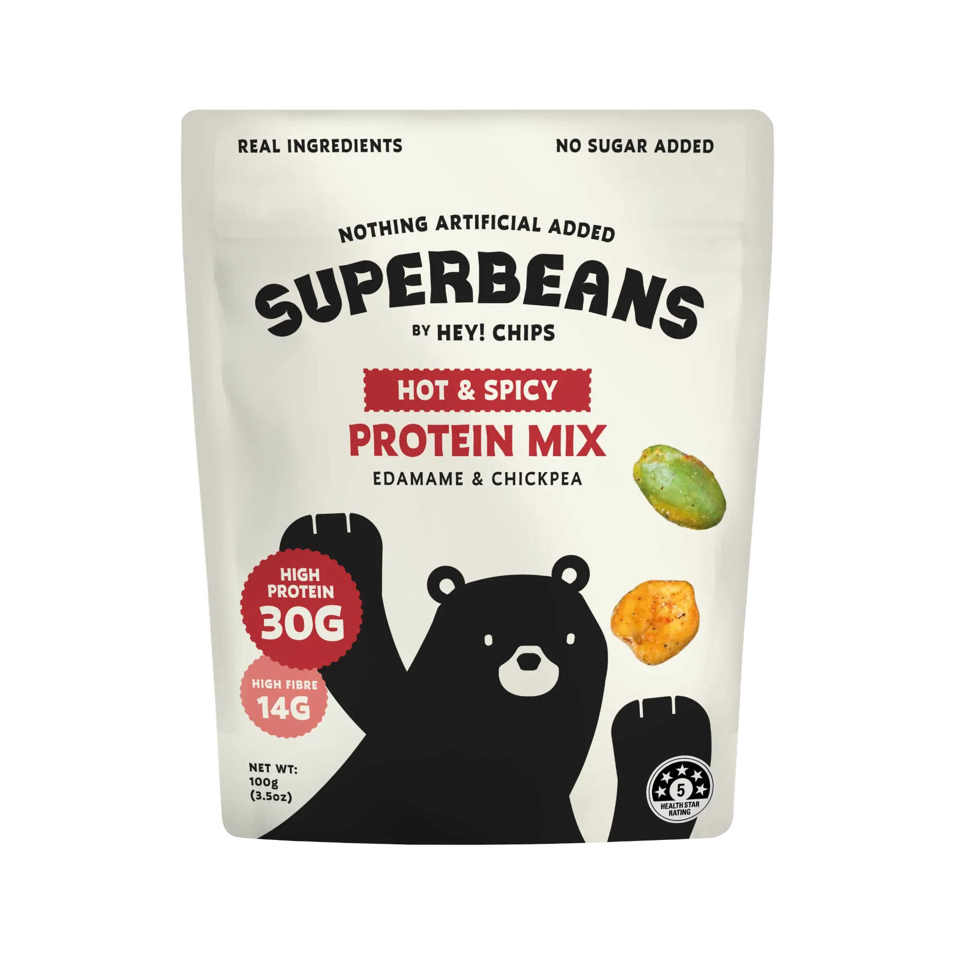 Superbeans Protein Mix Hot & Spicy Regular (100g)