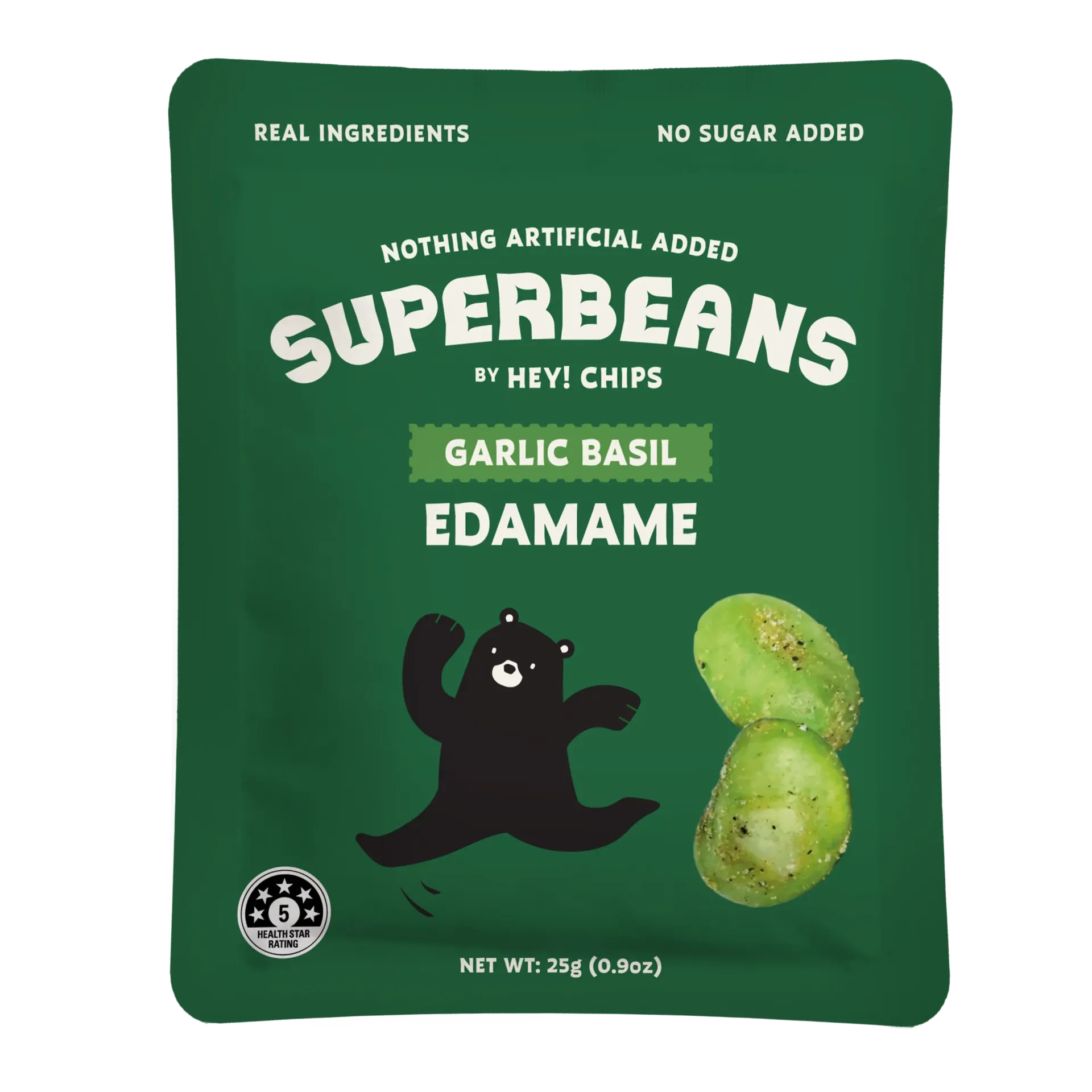 Superbeans Edamame Garlic Basil Mini (25g)
